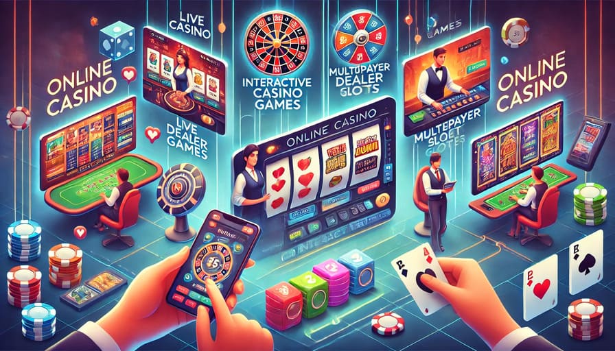 Come funzionano i casinò online con giochi interattivi